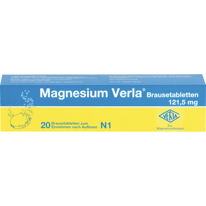 Magnesium Verla 121,5 mg Brausetabletten, 20 St. Tabletten