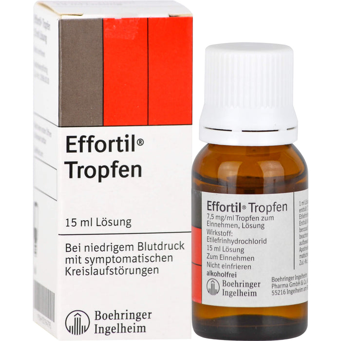 Effortil Tropfen 7,5 mg/ml kohlpharma, Tropfen zum Einnehmen, Lösung, 15 ml Lösung