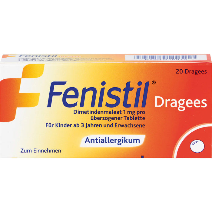 Fenistil kohlpharma Dragees bei Allergien, 20 St. Tabletten