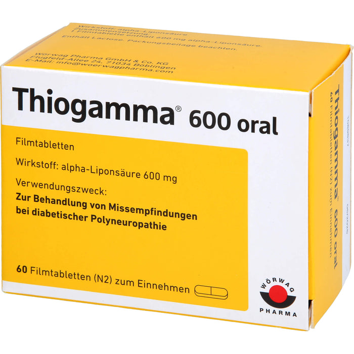 Thiogamma 600 oral Filmtbl., 60 St. Tabletten