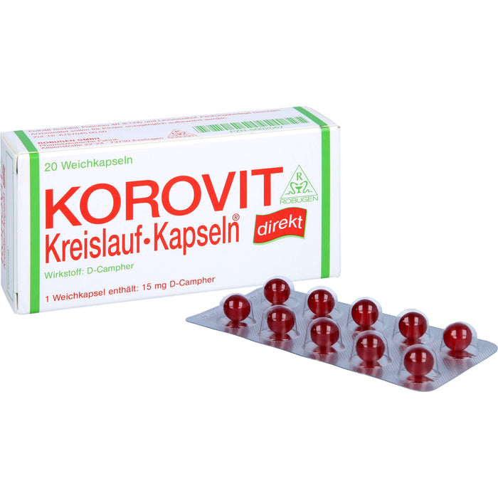 KOROVIT Kreislauf-Kapseln, 20 St. Kapseln