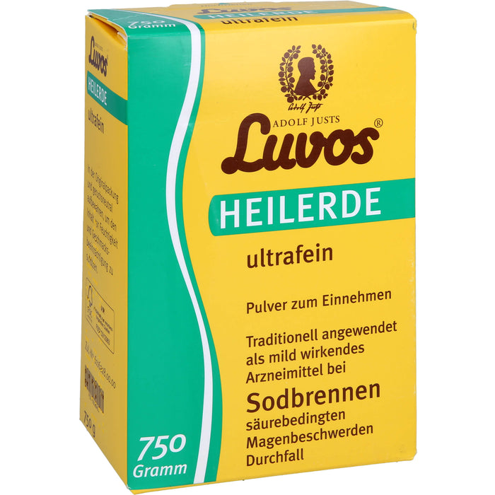 Luvos Heilerde ultrafein Pulver bei Sodbrennen, 750 g Pulver