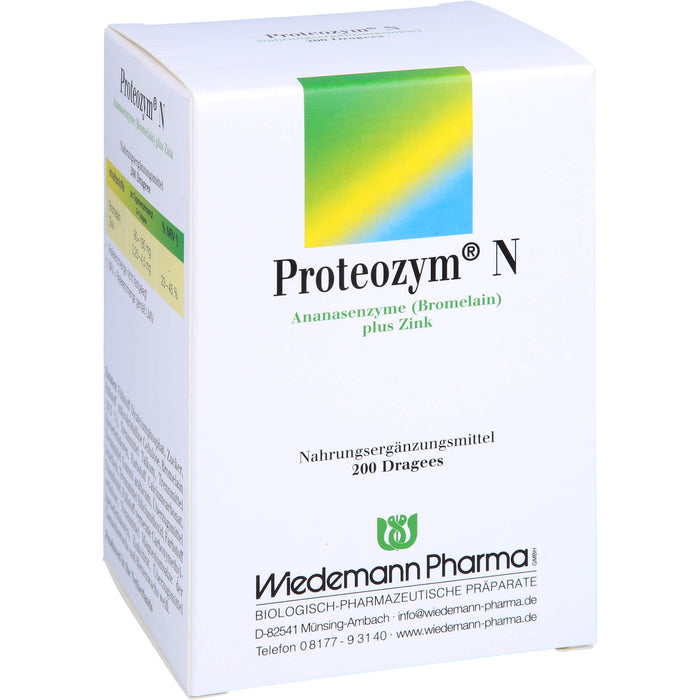 Proteozym N Dragees, 200 St. Tabletten