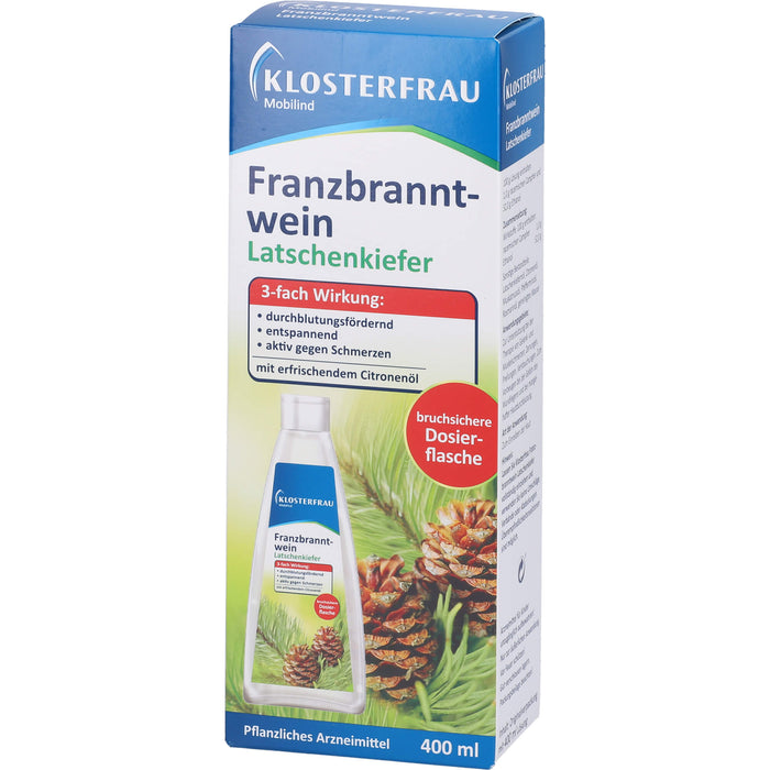 Klosterfrau Franzbranntwein Dosierfl.Latschenkief., 400 ml Lösung