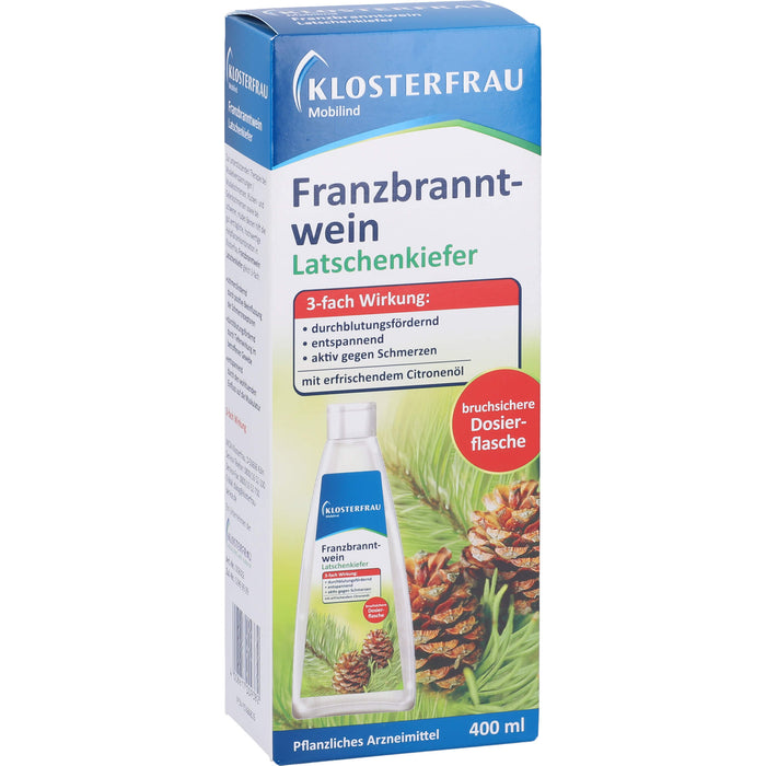 Klosterfrau Franzbranntwein Dosierfl.Latschenkief., 400 ml Lösung