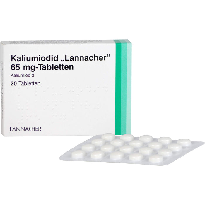 Kaliumiodid Lannacher 65 mg- Tabletten, 20 St. Tabletten