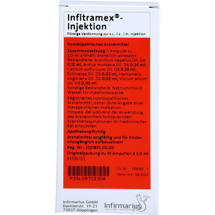 Infitramex Injektion, 10X2 ml AMP