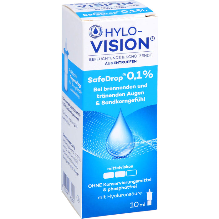 Hylo-Vision SafeDrop 0,1 % Lösung Fläschchen, 10 ml Lösung