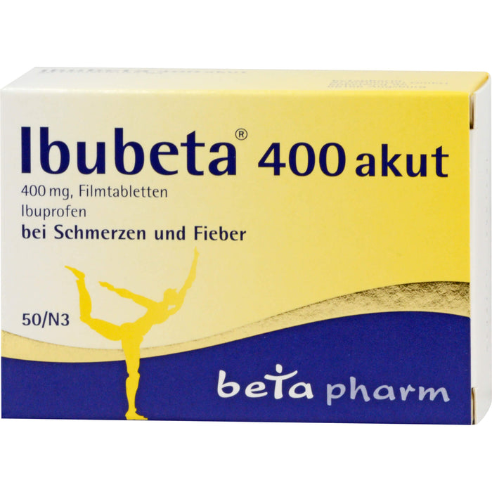 Ibubeta 400 akut Tabletten, 50 St. Tabletten