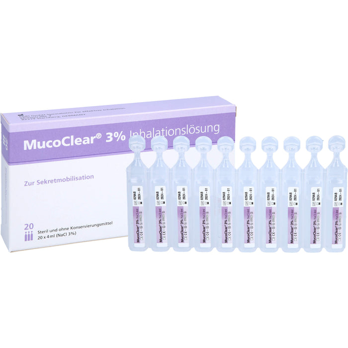 Mucoclear 3 % Inhalationslösung, 20 St. Ampullen