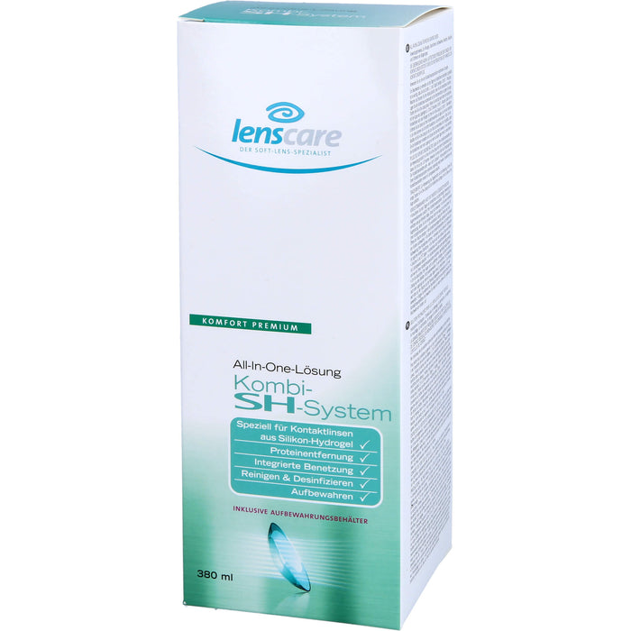 Lenscare Kombi-SH-System + 1 Behälter, 380 ml Lösung