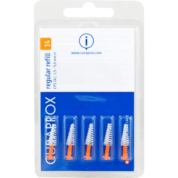 CURAPROX Interdentalbürsten CPS 14 regular 1,5 - 5,0 mm, 5 pcs. Interdental brushes