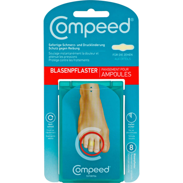 COMPEED Blasenpflaster für die Zehen, 8 St. Pflaster