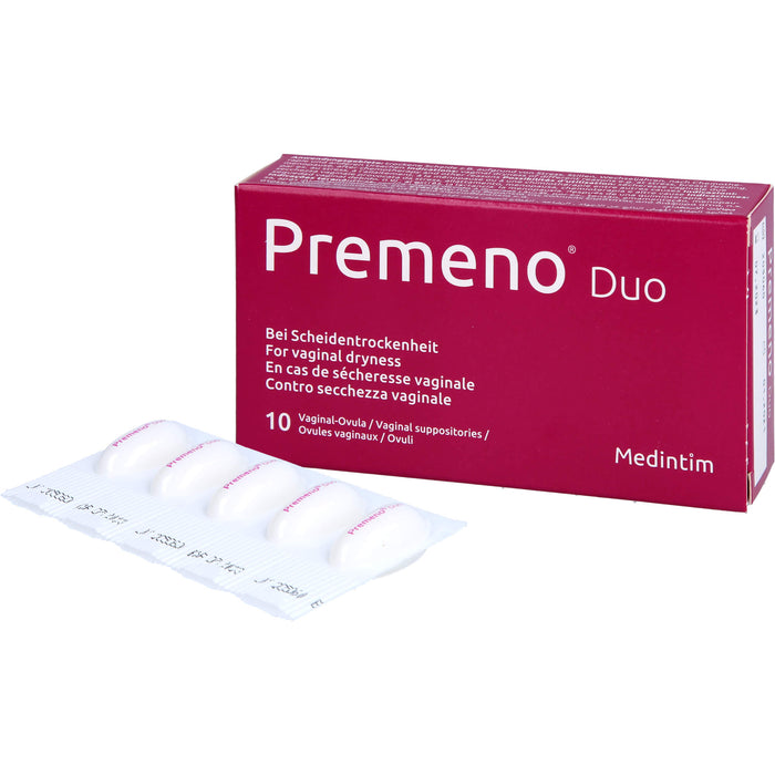 Premeno Duo Vaginalovula, 10 St. Zäpfchen