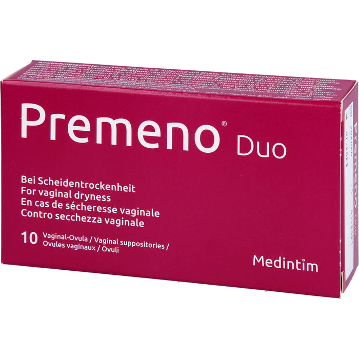 Premeno Duo Vaginalovula, 10 St. Zäpfchen