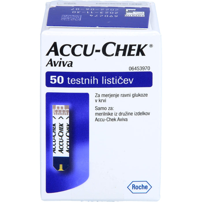 Accu-Chek Aviva Blutzucker Teststreifen Reimport Kohlpharma, 50 pcs. Test strips