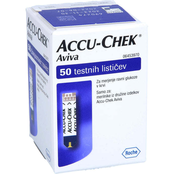 Accu-Chek Aviva Blutzucker Teststreifen Reimport Kohlpharma, 50 pcs. Test strips