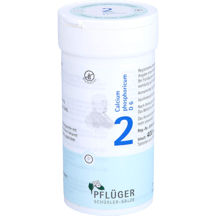 Pflüger Biochemie Nr.2 Calcium phosphoricum D6 Tabletten, 400 St. Tabletten