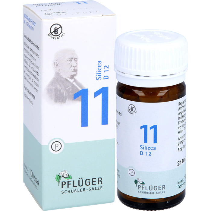 Pflüger Biochemie Nr.11 Silicea D12 Tabletten, 100 St. Tabletten