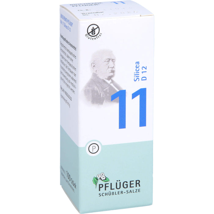 Pflüger Biochemie Nr.11 Silicea D12 Tabletten, 100 St. Tabletten