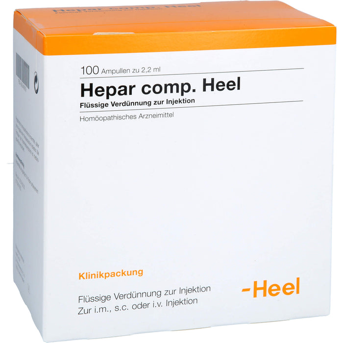 Hepar comp. Heel Amp., 100 St. Ampullen