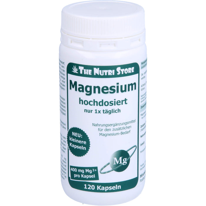 THE NUTRI STORE Magnesium 400 mg Kapseln, 120 St. Kapseln