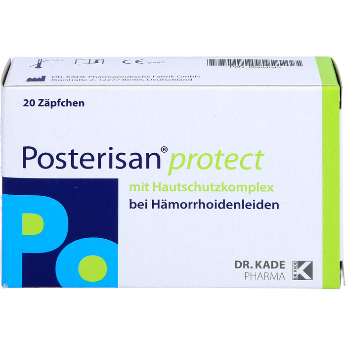 Posterisan protect bei Hämorrhoidenleiden Zäpfchen, 20 St. Zäpfchen