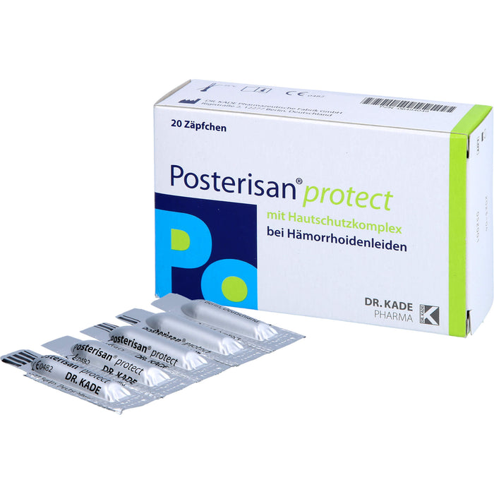 Posterisan protect bei Hämorrhoidenleiden Zäpfchen, 20 St. Zäpfchen