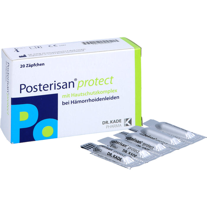 Posterisan protect bei Hämorrhoidenleiden Zäpfchen, 20 St. Zäpfchen