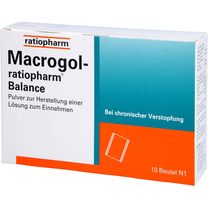 Macrogol-ratiopharm Balance Pulv. zur Herstell. einer Lösung zum Einnehmen, 10 St PLE