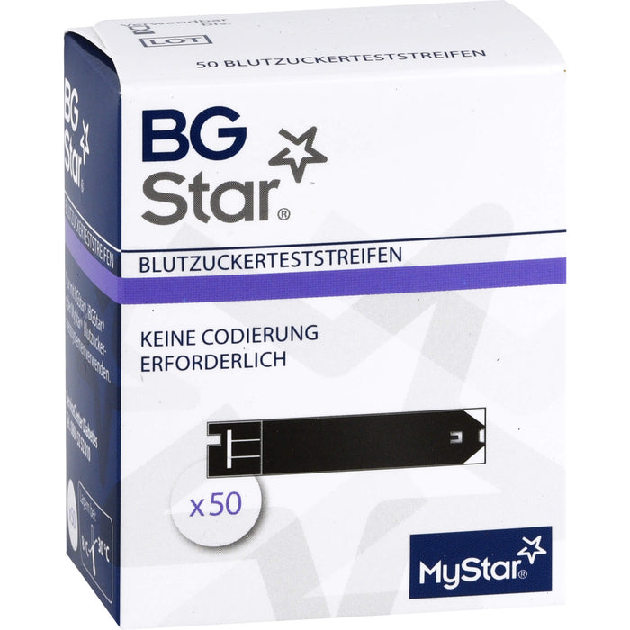 BG Star© Teststreifen, 50 St. Teststreifen