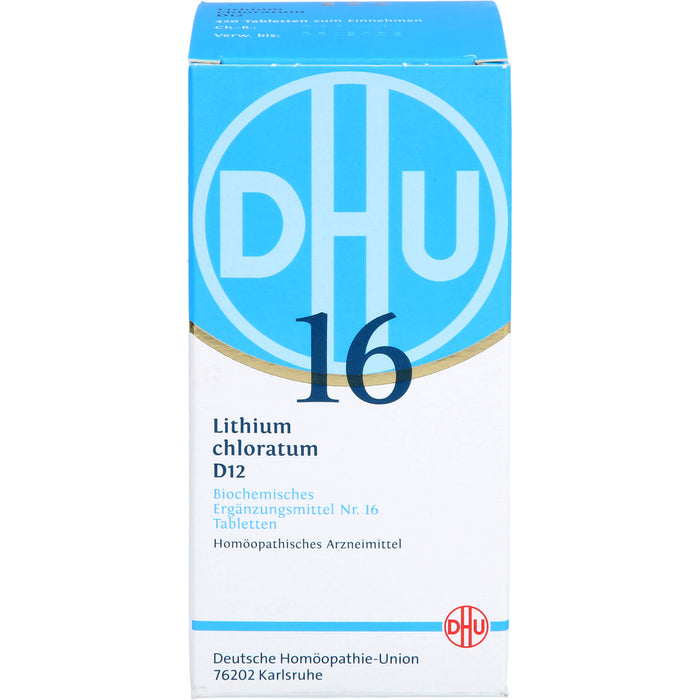 DHU Schüßler-Salz Nr. 16 Lithium chloratum D12 Tabletten, 420 St. Tabletten