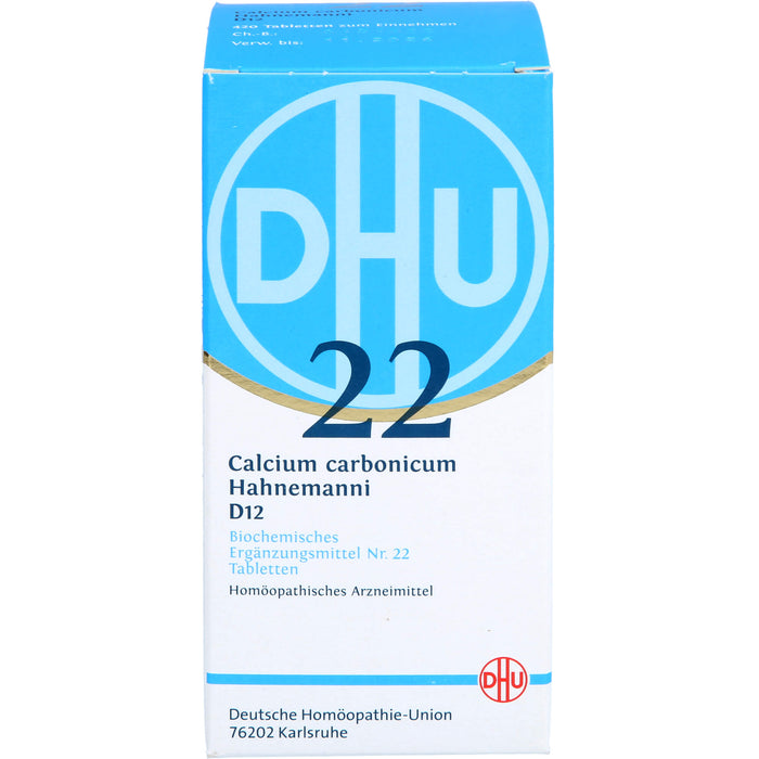 Biochemie DHU 22 Calcium carbonicum D12 Tabletten, 420 St. Tabletten