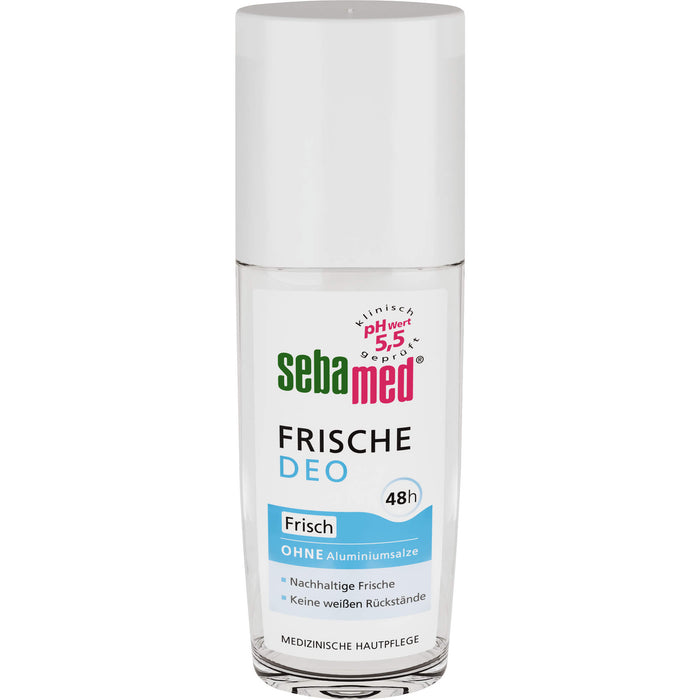 Sebamed Frische Deo ohne Aluminiumsalze, 75 ml Lösung