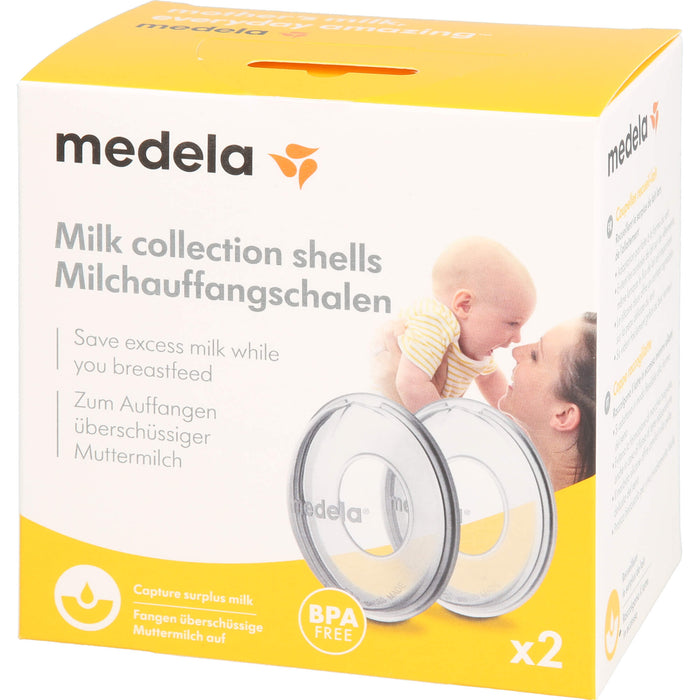 MEDELA MILCHAUFFANGSCHALEN, 2 St. Zubehör