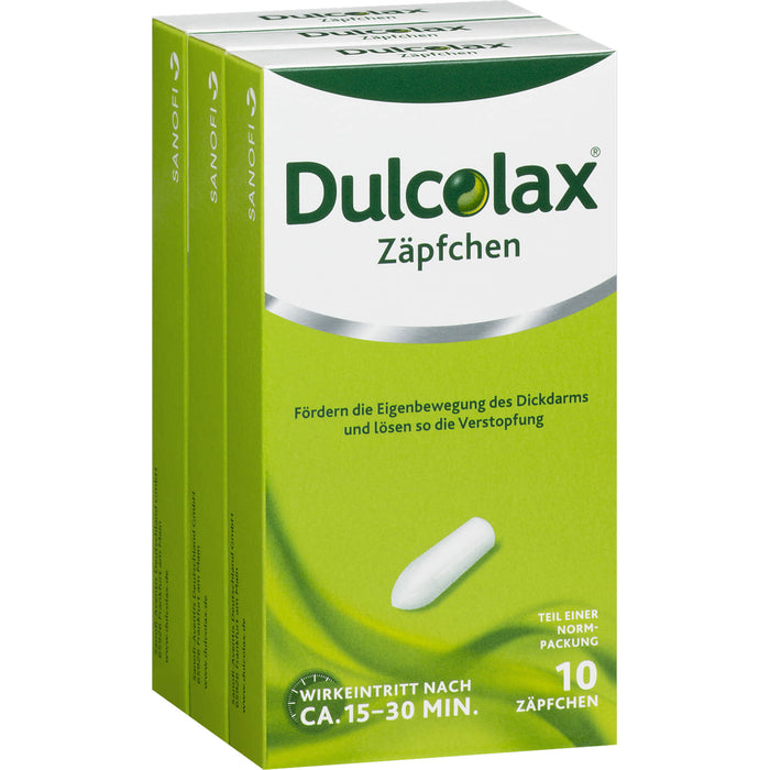 Dulcolax Zäpfchen Original Sanofi-Aventis, 30 St. Zäpfchen