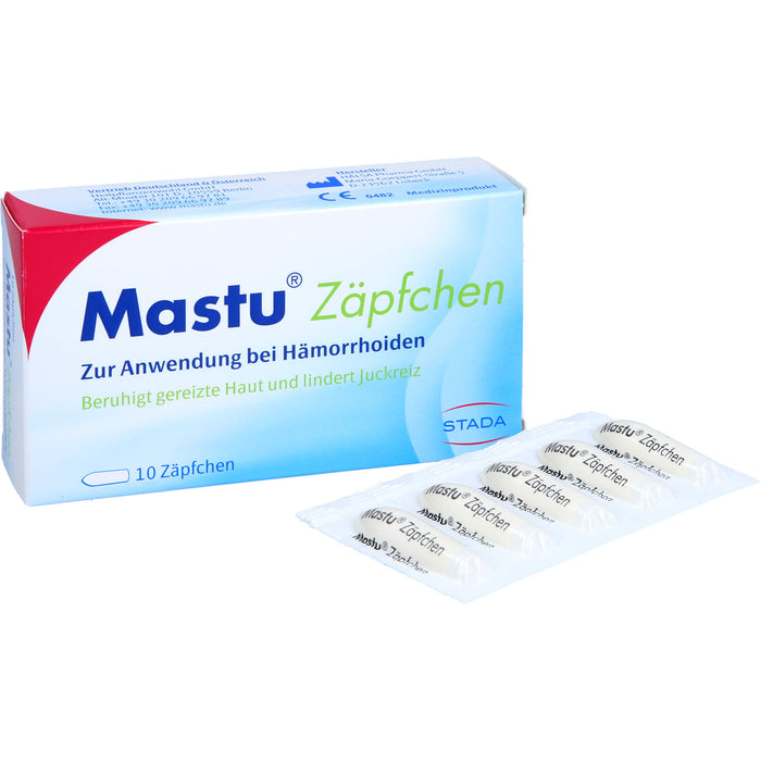 Mastu Zäpfchen, 10 St. Zäpfchen