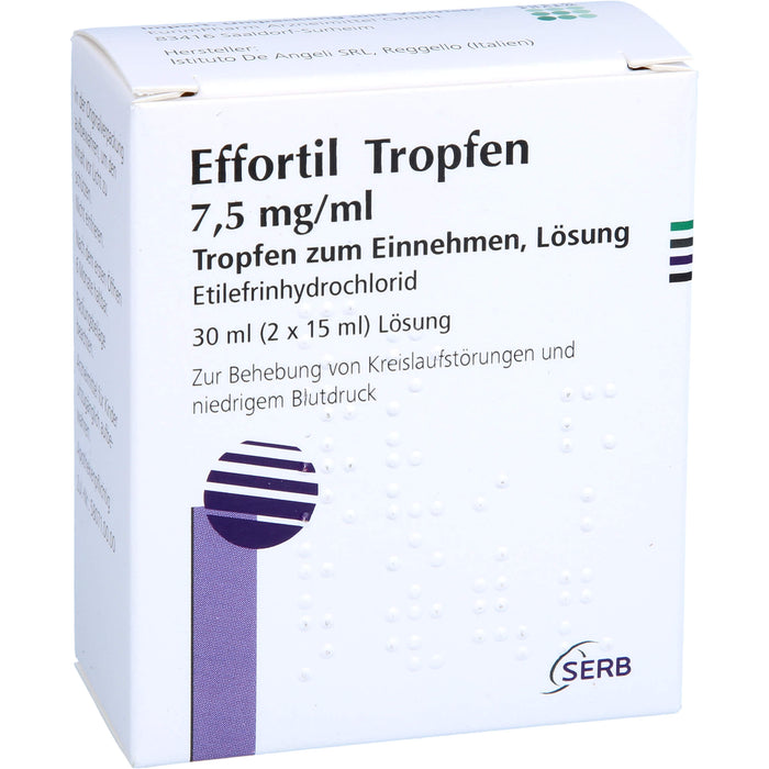 Effortil Tropfen Reimport EurimPharm, 30 ml Lösung