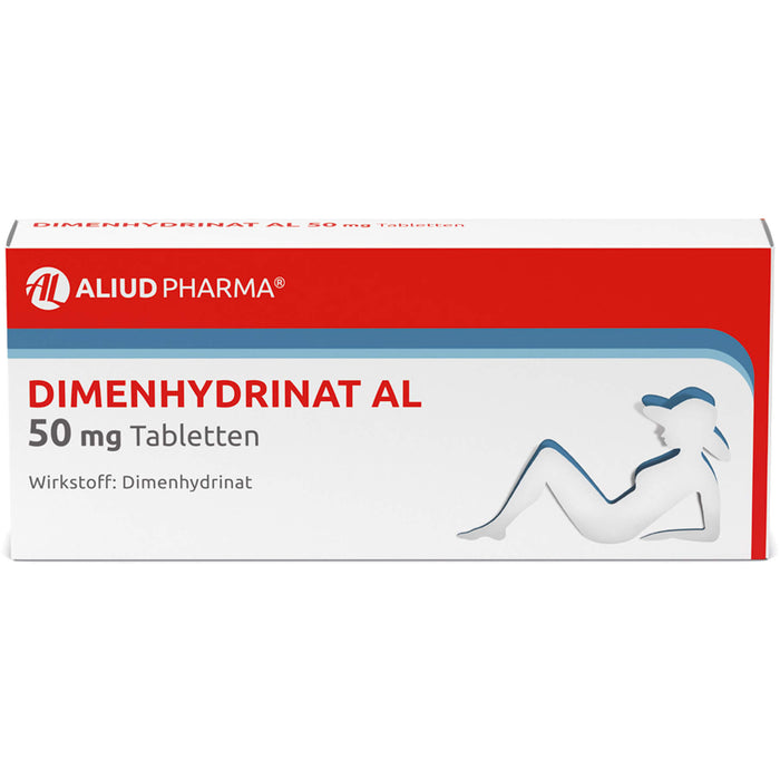 Dimenhydrinat AL 50 mg Tabletten, 20 St. Tabletten