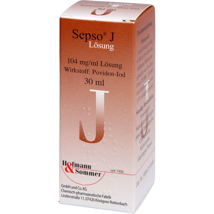 Hofmann & Sommer Sepso J Lösung Antiseptikum, 30 ml Lösung