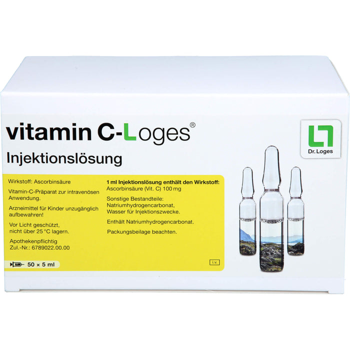 Vitamin C-Loges Injektionslösung, 50 St. Ampullen