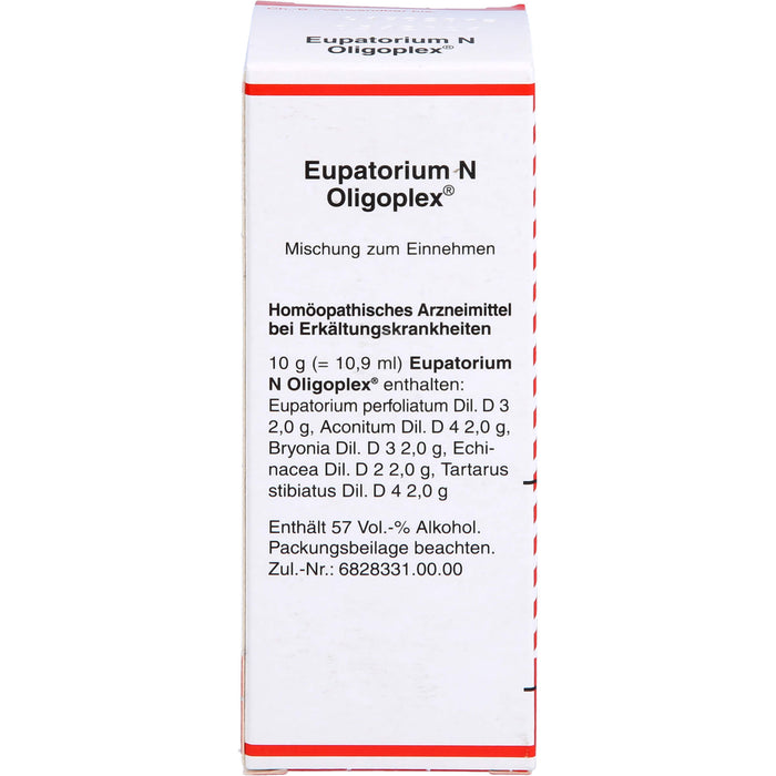 Eupatorium N Oligoplex Mischung bei Erkältungen, 50 ml Lösung