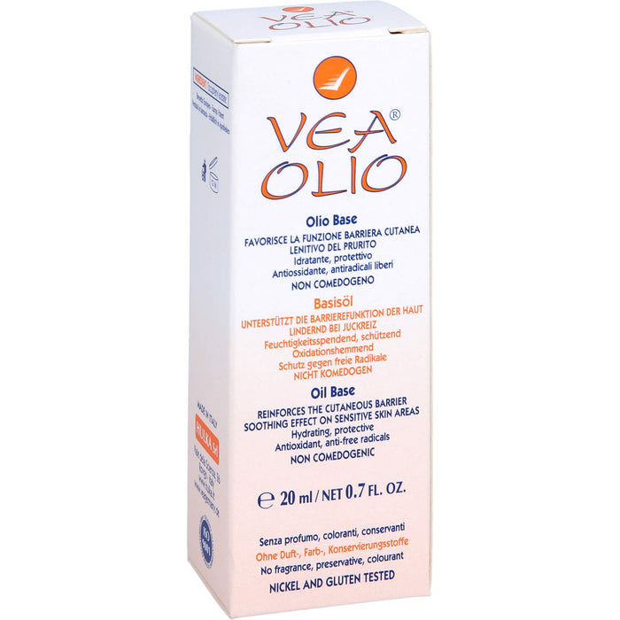 VEA OLIO Basisöl lindernd bei Juckreiz, 20 ml Öl