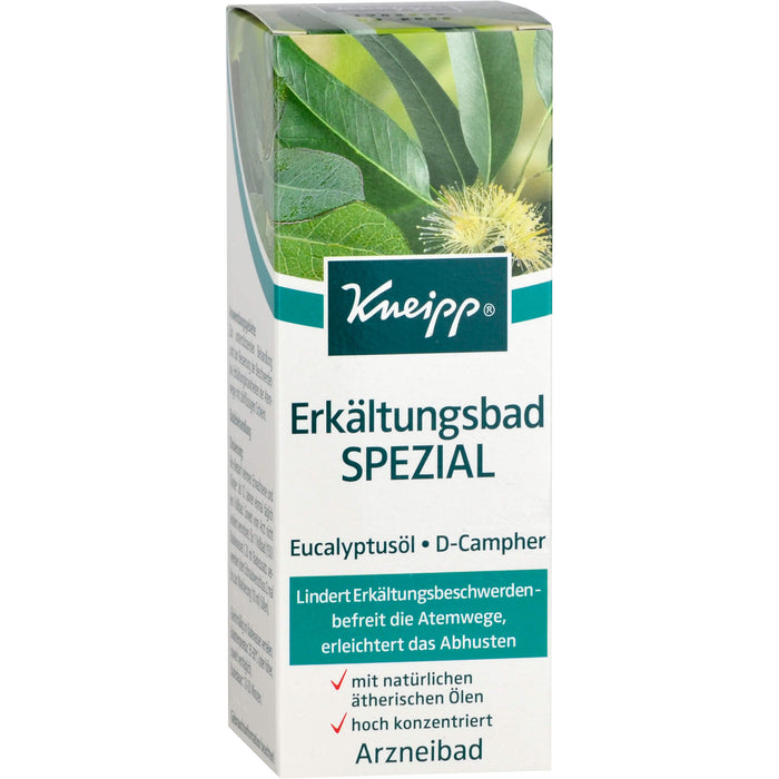 Kneipp Erkältungsbad Spezial befreit die Atemwege und erleichtert das Abhusten, 200 ml Badezusatz