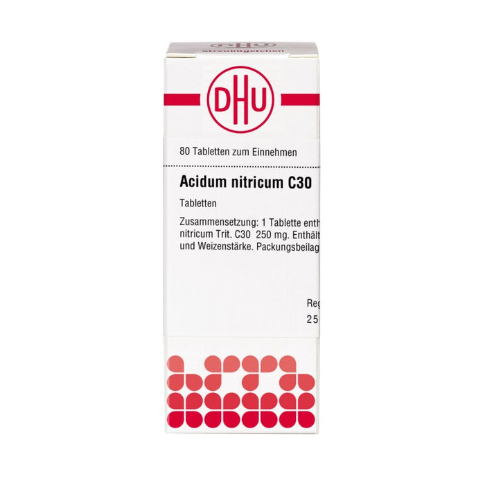 DHU Acidum nitricum C30 Tabletten, 80 St. Tabletten