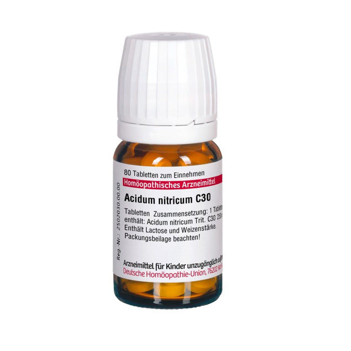 DHU Acidum nitricum C30 Tabletten, 80 St. Tabletten