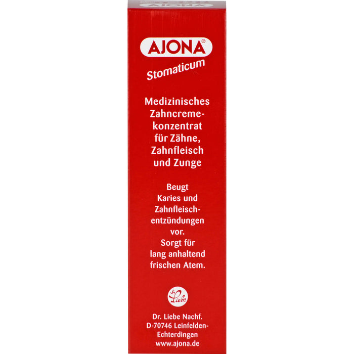 Ajona Stomaticum medizinsches Zahncremekonzentrat, 25 ml Zahncreme