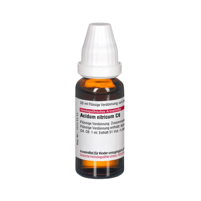 DHU Acidum nitricum C6 Dilution, 20 ml Lösung