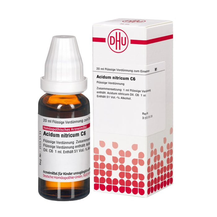 DHU Acidum nitricum C6 Dilution, 20 ml Lösung