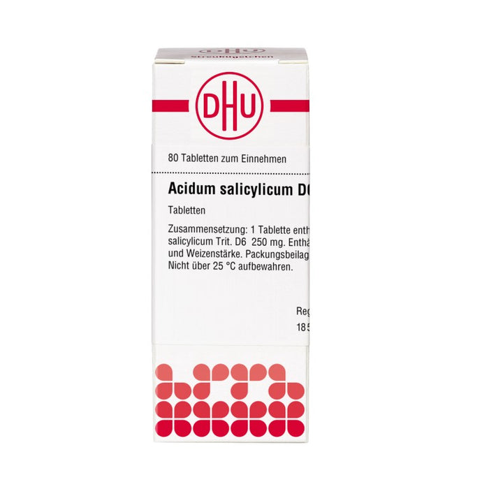 DHU Acidum salicylicum D6 Tabletten, 80 St. Tabletten